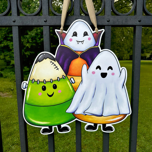 Candy Corn Trio Door Hanger