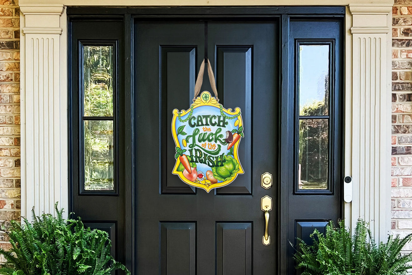 Catch The Luck Door Hanger