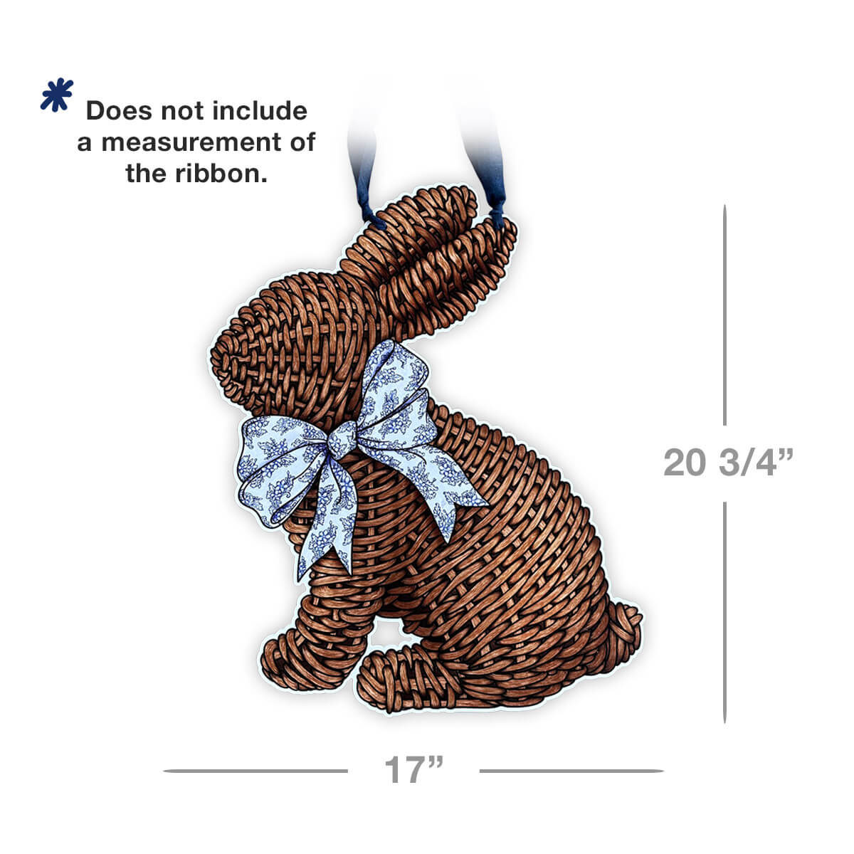 Chinoiserie Bunny Door Hanger