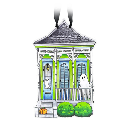 Haunted Shotgun House Door Hanger