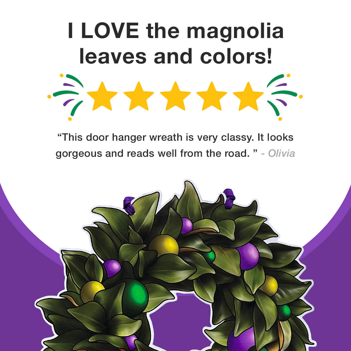 Mardi Gras Wreath Review