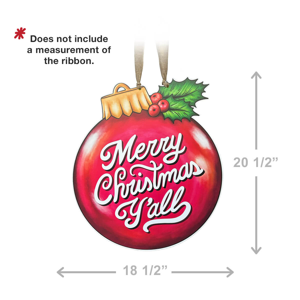 Merry Christmas Y'all Door Hanger