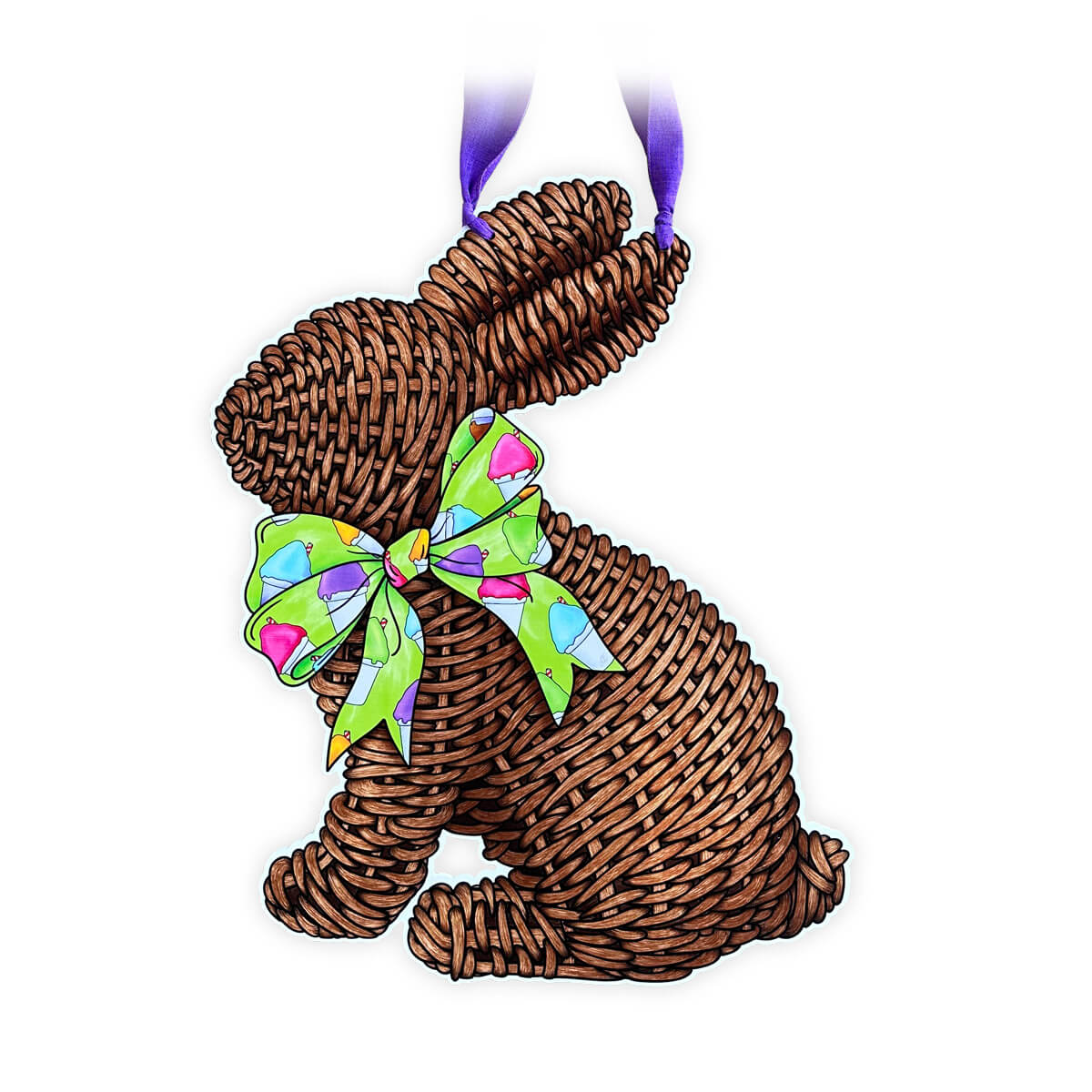 Snoball Bunny Door Hanger