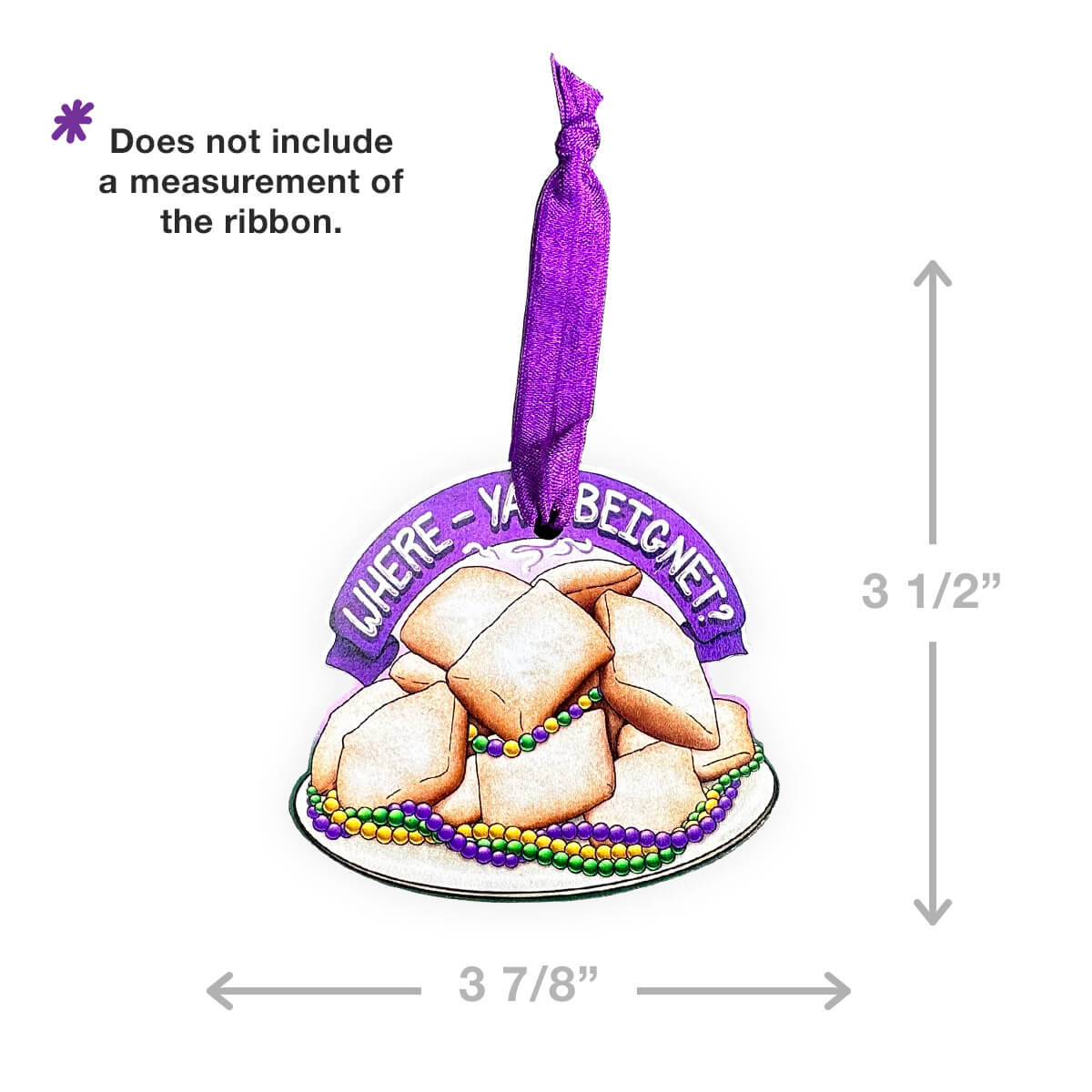 Where Ya Beignet Ornament