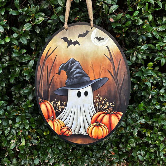 Lil' Boo In The Woods Door Hanger