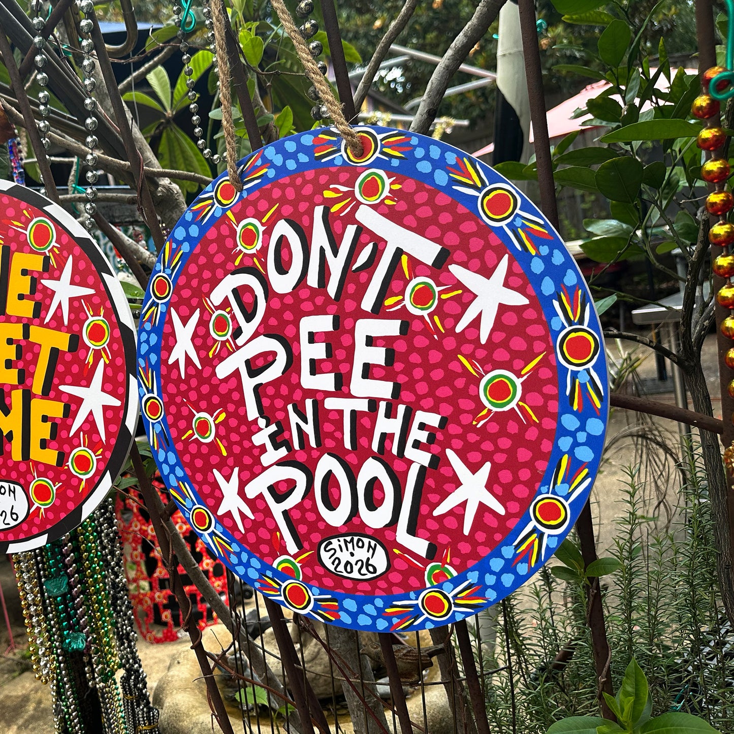 Don't Pee in the Pool Door Hanger
