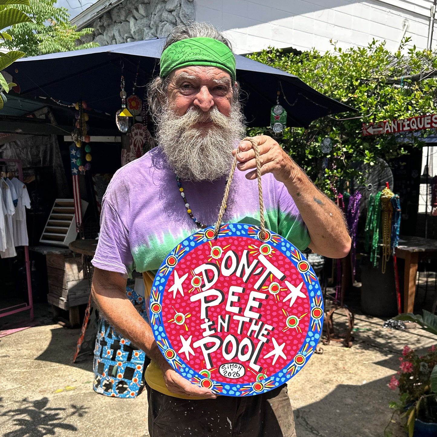 Don't Pee in the Pool Door Hanger